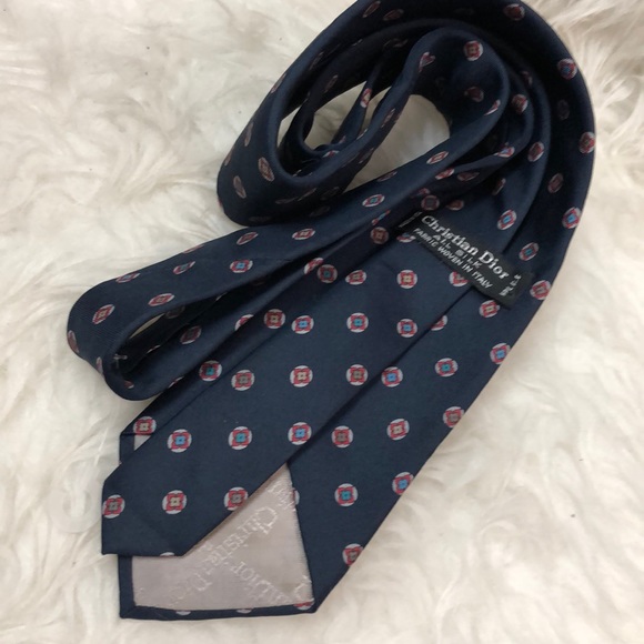 🆕 Christian Dior Italy Silk Tie - Picture 4 of 8